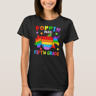 Poppin in Team Fünfte Klasse zurück zu Schulkinder T-Shirt