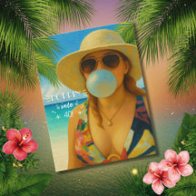 Poppin 'Into 40 Tropical Beach Babe Geburtstag