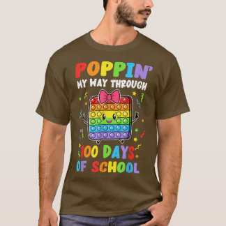 Poppin Mein Weg durch 100 Tage Pop Es 100 Tage T-Shirt