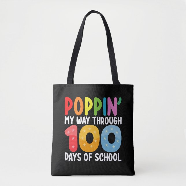 Poppin meinen Weg durch 100 Schultage (Vorderseite)