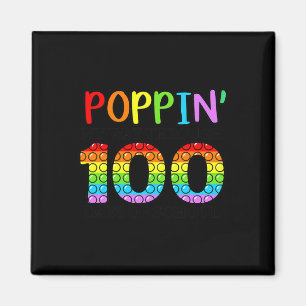 Poppin meinen Weg durch 100 Schultage Magnet