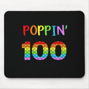 Poppin meinen Weg durch 100 Schultage Mousepad