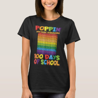 Poppin meinen Weg durch 100 Tage Pop in der Schule T-Shirt