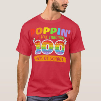 Poppin meinen Weg durch 100 Tage Schule 10 T-Shirt