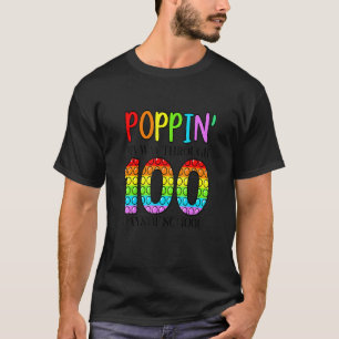 Poppin meinen Weg durch 100 Tage Schule für Männer T-Shirt