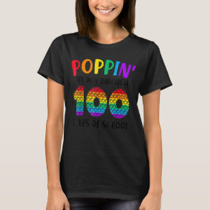 Poppin meinen Weg durch 100 Tage Schulkinder 100 t T-Shirt