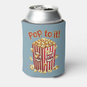 Poppin 'mit Stil -"Pop zu!" Dosenkühler
