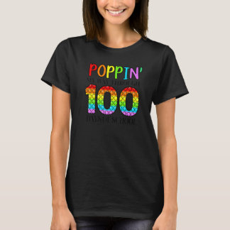 Poppin My Way Through 100 Days Of School T-Shirt