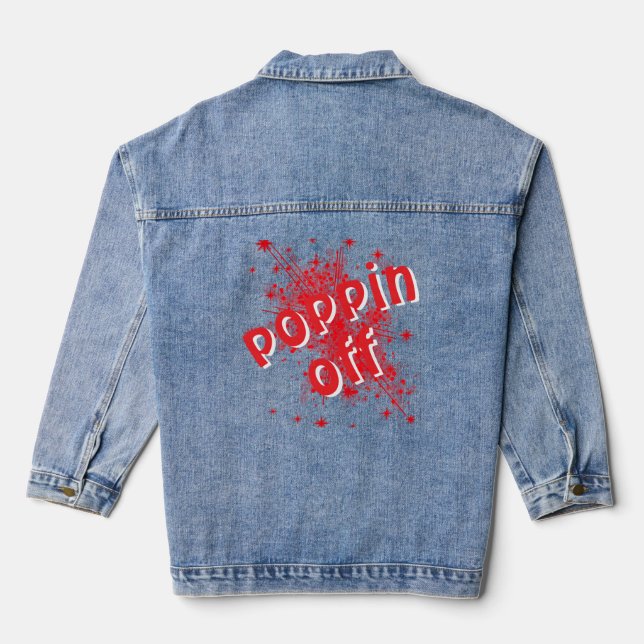 Poppin Off Jeansjacke (Rückseite)