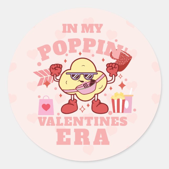 Poppin Valentine Era Sticker (Vorderseite)
