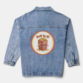 Poppin' with Style - "Pop dazu!" Denim Jacket Jeansjacke