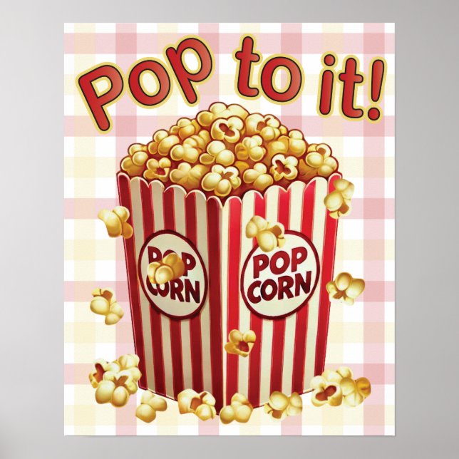 Poppin' with Style - "Pop dazu!" Poster (Vorne)