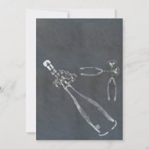 Popping Champagne Cork Einladung