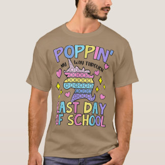 Poppin's Mein Weg durch den letzten Tag der Schule T-Shirt