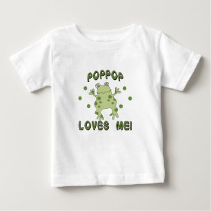 PopPop Lieben ich Frosch Baby T-shirt