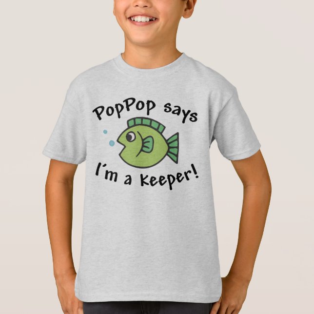 PopPop sagt, dass ich ein Wächter bin! T-Shirt (Vorderseite)