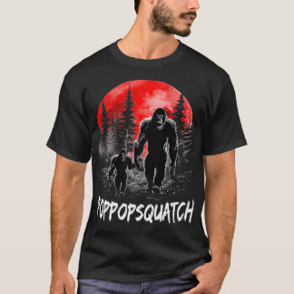 Poppop Squatch Funny Vater Fathers Day T-Shirt