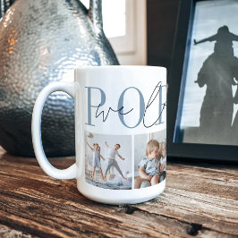 Poppop We Liebe You 4 Foto Collage Kaffeetasse