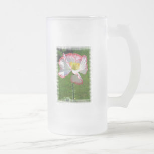 Popppy Foto-mattierte Bier-Tasse Mattglas Bierglas