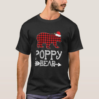 Poppy Bear Christmas Pajama Red Kariert Buffalo Fa T-Shirt