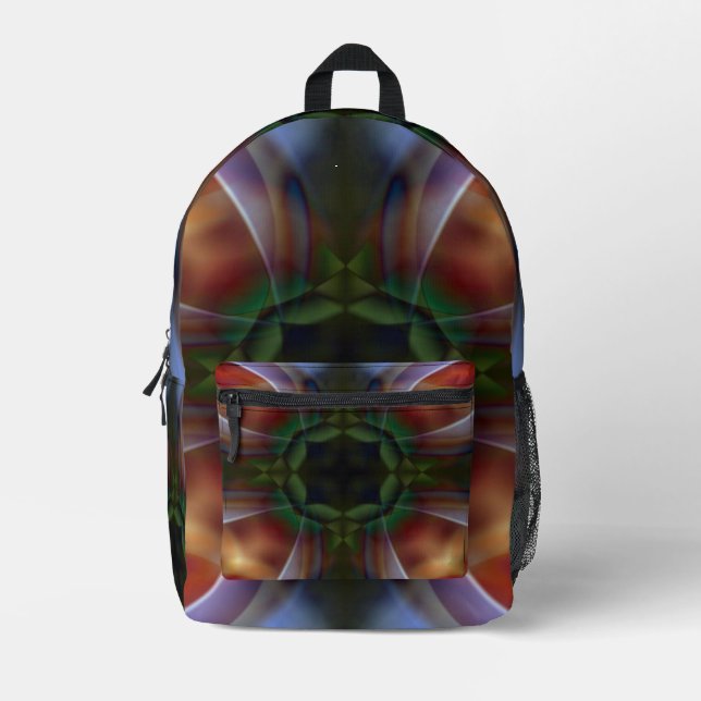Poppy Bedruckter Rucksack (Vorderseite)