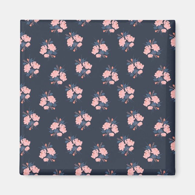 Poppy-Blume Magnet (Vorne)