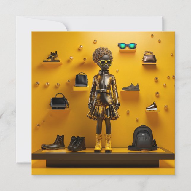 Poppy Brewster Einladung (Vorderseite)