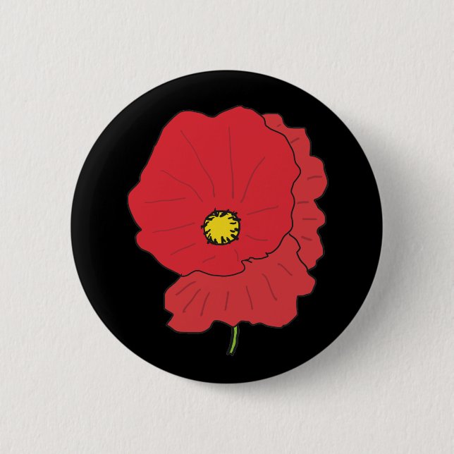 Poppy Button (Vorderseite)