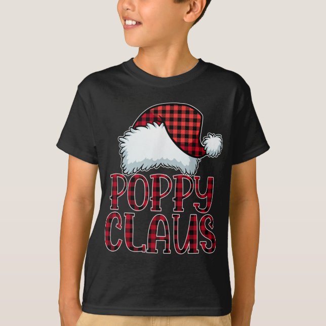 Poppy Claus Christmas Pajama Familie Matching Xmas T-Shirt (Vorderseite)