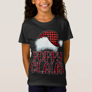 Poppy Claus Christmas Pajama Familie Matching Xmas T-Shirt