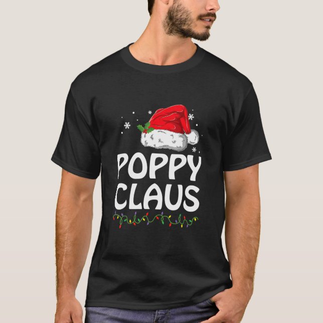 Poppy Claus Shirt Christmas Pajama Family (Vorderseite)