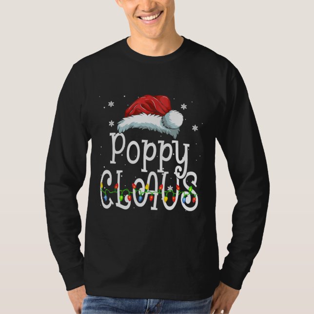 Poppy Claus Shirt Christmas Pajama Family (Vorderseite)
