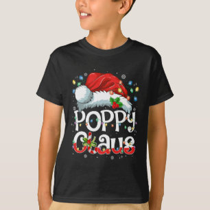 Poppy Claus Weihnachten Santa passende Familien-We T-Shirt