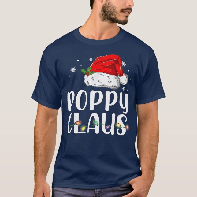 Poppy Claus Weihnachtsmatchenfamilie T-Shirt (Vorderseite)