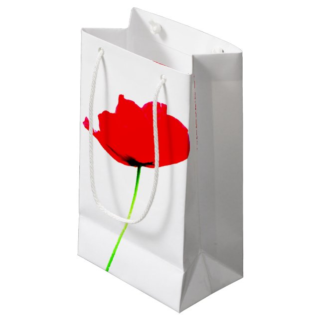 POPPY Collection 01 Geschenktasche Kleine Geschenktüte (Vorderseite Schrägansicht)