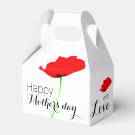 POPPY Collection 01 Mother's Day Favor Box Geschenkschachtel