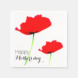 POPPY Collection 01 Muttertag Papier Napkins Serviette