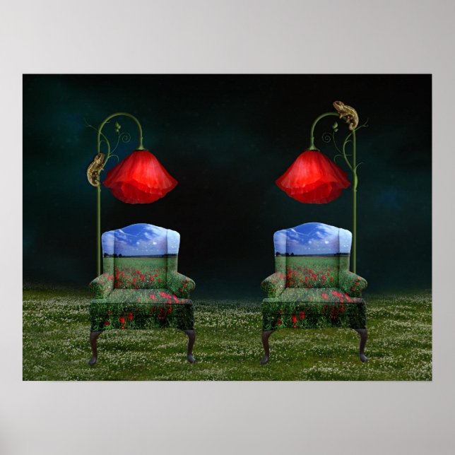 Poppy Dreams & Chameleon Schemes Poster (Vorne)