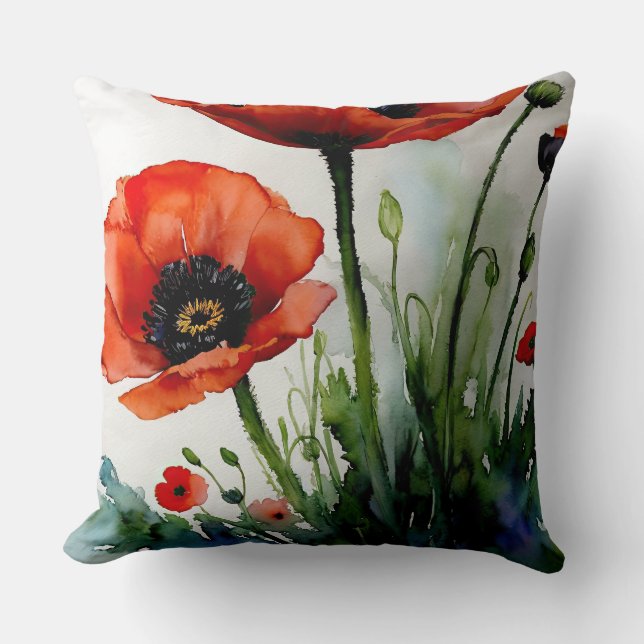 Poppy Dreams Kissen (Vorderseite)
