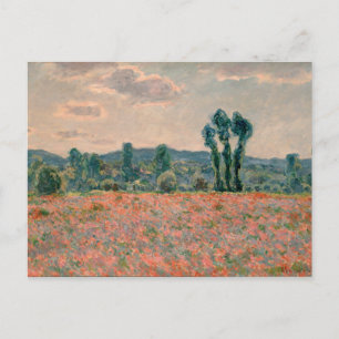 Poppy Field - Claude Monet Postkarte