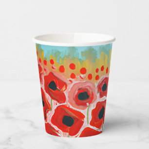 Poppy Field Collection Pappbecher