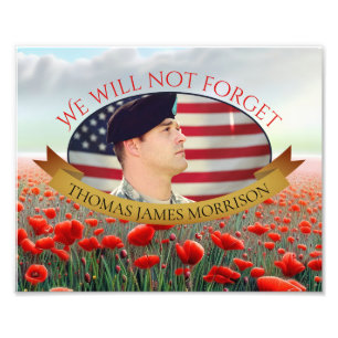 Poppy Field Memorial Foto