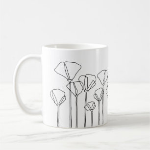 Poppy Field Poster Kaffeetasse