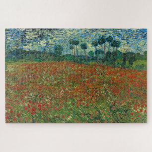 Poppy field von Vincent van Gogh Fine Art Puzzle