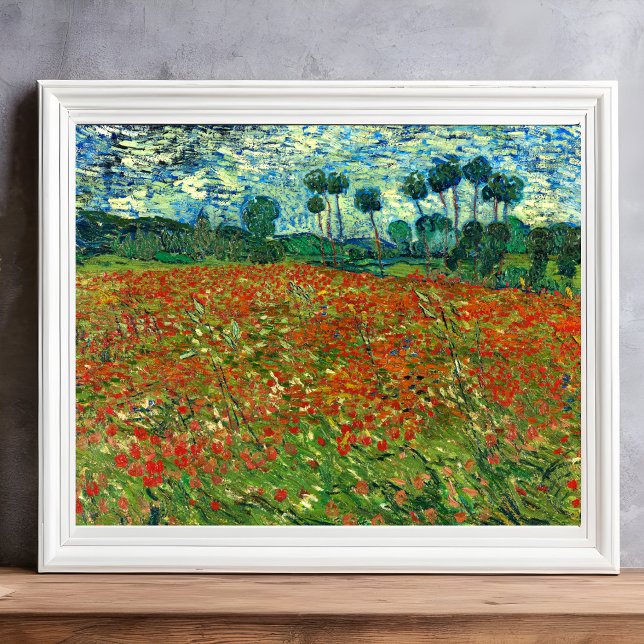 Poppy Field von Vincent Van Gogh Fotodruck (Von Creator hochgeladen)