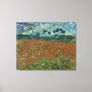 Poppy Field von Vincent Van Gogh Leinwanddruck