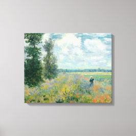 Poppy Fields bei Argenteuil von Claude Monet Leinwanddruck