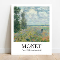 Poppy Fields bei Argenteuil von Claude Monet