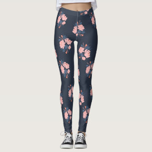 Poppy Flower Leggings