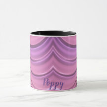 POPPY ~ GLOSSY 3D Zany Pink Mauve Fraktal ~